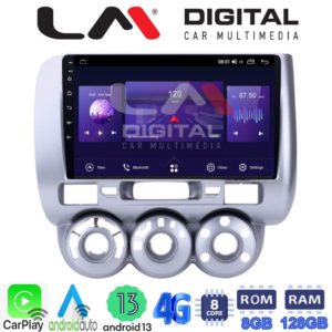 LM Digital - LM ZT8730 GPS Οθόνη OEM Multimedia Αυτοκινήτου για HONDA JAZZ 2002>2009 (CarPlay/AndroidAuto/BT/GPS/WIFI/GPRS)