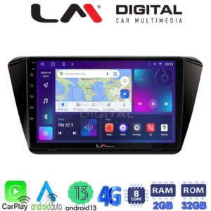 LM Digital - LM ZE8983 GPS Οθόνη OEM Multimedia Αυτοκινήτου για SKODA SUPERB 2016> (CarPlay/AndroidAuto/BT/GPS/WIFI/GPRS)