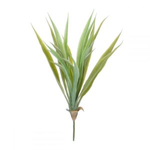GloboStar® IRIS 78234 Τεχνητό Φυτό Ίριδα - Μπουκέτο Διακοσμητικών Φυτών - Κλαδιών με Φύλλωμα Πράσινο Υ33cm