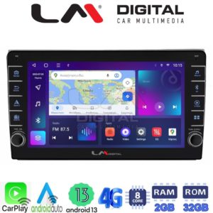 LM Digital - LM ZG8050 GPS Οθόνη OEM Multimedia Αυτοκινήτου για AUDI A4 (8E) 2001>2008 (CarPlay/AndroidAuto/BT/GPS/WIFI/GPRS)