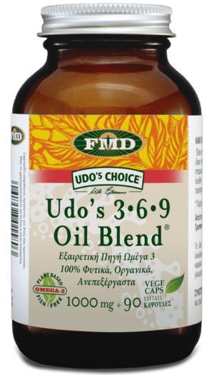 UDO S 3-6-9 OIL BLEND 1000mg, 90 Caps
