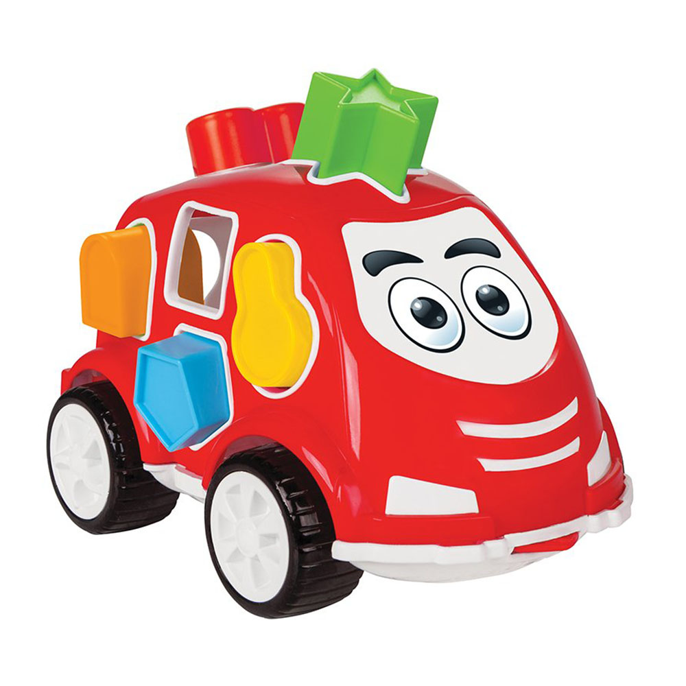 Pilsan Παιχνίδι Εκπαιδευτικό Αυτοκινητάκι Sorter Car Red 03187