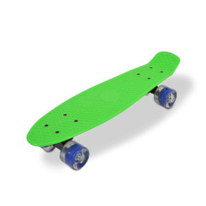BYOX Πλαστική Τροχοσανίδα PP Skateboard 22 με LED στους τροχούς Spice Green