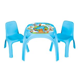 Pilsan Παιδικό Τραπεζάκι Με 2 Καρέκλες Table King, 03422 Blue