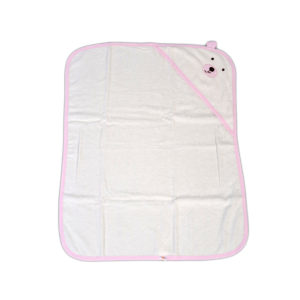 Cangaroo Βρεφική πετσέτα με κουκούλα Baloo Pink