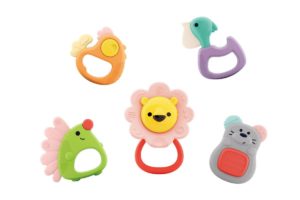 Hola Σετ 5 Μασητικά Ζωάκια Forest Baby Teether E318A 3800146224080