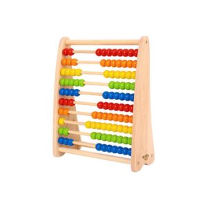 Tooky Toy Ξύλινο Παιχνίδι Άβακας - Αριθμητήριο Με Χάντρες, Beads Abacus TKC300A 6972633370192