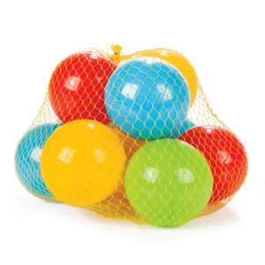 Pilsan Παιδικές χρωματιστές μπάλες 9 cm 10τμχ Play Balls, 06155