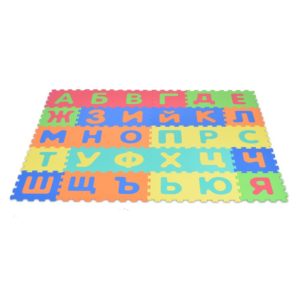 Moni Toys Εκπαιδευτικό Χαλάκι Πάζλ Δαπέδου με Βουλγάρικο Αλφάβητο 30 τμχ., Bulgarian Letter Mat 1002BG/30B3