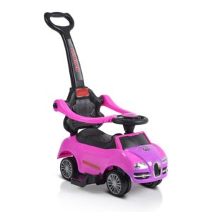 Moni Περπατούρα Αυτοκινητάκι Με Λαβή Γονέα Rider 208 2 in 1 Pink 3800146230869