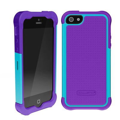 Ballistic Shell Gel Series Case Purple/Teal για iPhone 5 / 5S / SE