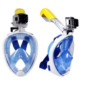​Ολοπρόσωπη Μάσκα Θαλάσσης με Αναπνευστήρα και Βάση για Action Camera Sub Full Face Snorkel Mask 850