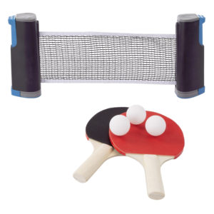 ​Αναδιπλούμενο και Ρυθμιζόμενο Σετ Πινγκ Πονγκ Retractable Ping Pong Table Tennis Set