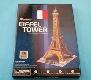 Τρισδιάστατο Puzzle 3D Πύργος του Eiffel για νοητική εξάσκηση μικρών και μεγάλων για δημιουργική απασχόληση
