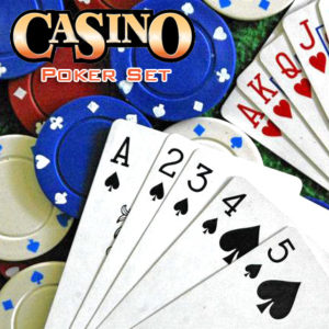 Σετ Τράπουλα με 24 Μάρκες Casino Poker