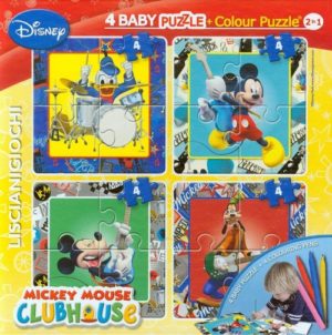 4 Baby Παζλ 4 Κομματιών Mickey Mouse LISCIANI 40681