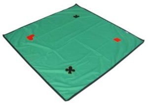​Τσόχα Τράπουλας και Poker με ρέλι και twill ribbon 1,50x1,50m Platinium Games 86.04.101