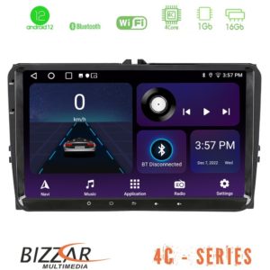 Bizzar OEM VW Group 4core Android12 1+16GB Navigation Multimedia