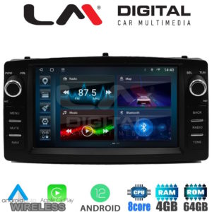 OEM TY Corolla 2000>2007 6.5 inc ANDROID 12- 8core /4+64GB / /GPS / BLUETOOTH A2DP / DVD / USB / SD / RADIO with RDS / IPOD μέσω AUX / MIRRORLINK