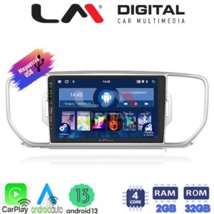 LM Digital - LM ZA4527 GPS Οθόνη OEM Multimedia Αυτοκινήτου για KIA SPORTAGE 2016>2019 (CarPlay/AndroidAuto/BT/GPS/WIFI/GPRS)