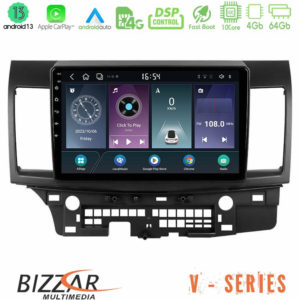 Bizzar V Series Mitsubishi Lancer 2008 – 2015 10core Android13 4+64GB Navigation Multimedia Tablet 10
