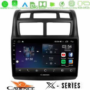 Cadence X Series Kia Sportage 2008-2011 8core Android12 4+64GB Navigation Multimedia Tablet 9