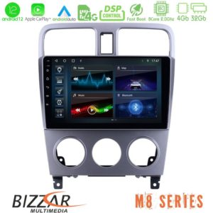 Bizzar M8 Series Subaru Forester 2003-2007 8core Android12 4+32GB Navigation Multimedia Tablet 9