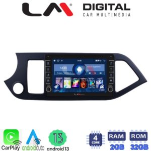 LM Digital - LM ZG4120 GPS Οθόνη OEM Multimedia Αυτοκινήτου για KIA PICCANTO 2011>2017 (CarPlay/AndroidAuto/BT/GPS/WIFI/GPRS)