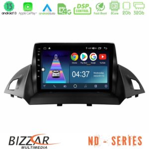 Bizzar ND Series 8Core Android13 2+32GB Ford C-Max/Kuga Navigation Multimedia Tablet 9