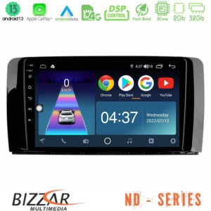 Bizzar ND Series 8Core Android13 2+32GB Mercedes R Class Navigation Multimedia Tablet 9