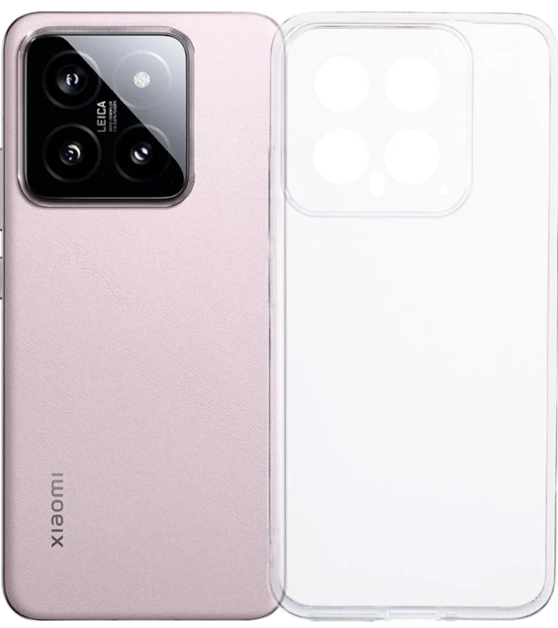 Slim case TPU 1mm for Xiaomi 14 Διάφανο