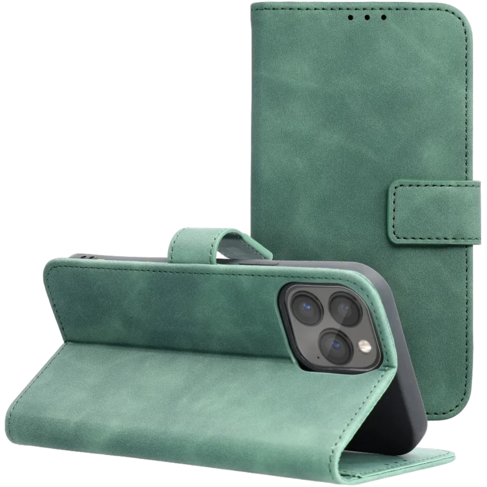 Smart Velvet case for iPhone 13 Pro Max Dark Green