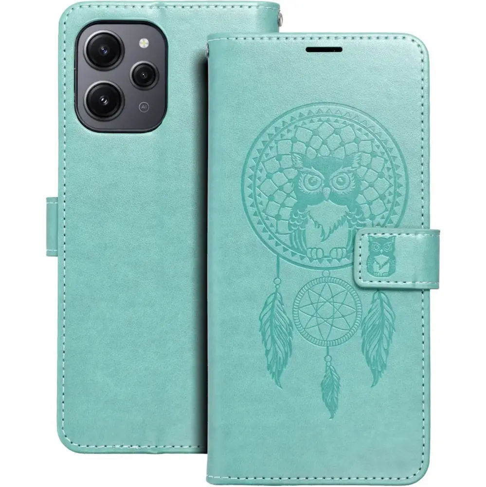 Smart Mezzo Wallet case for Xiaomi Redmi 12 4G / 5G Dreamcatcher Green