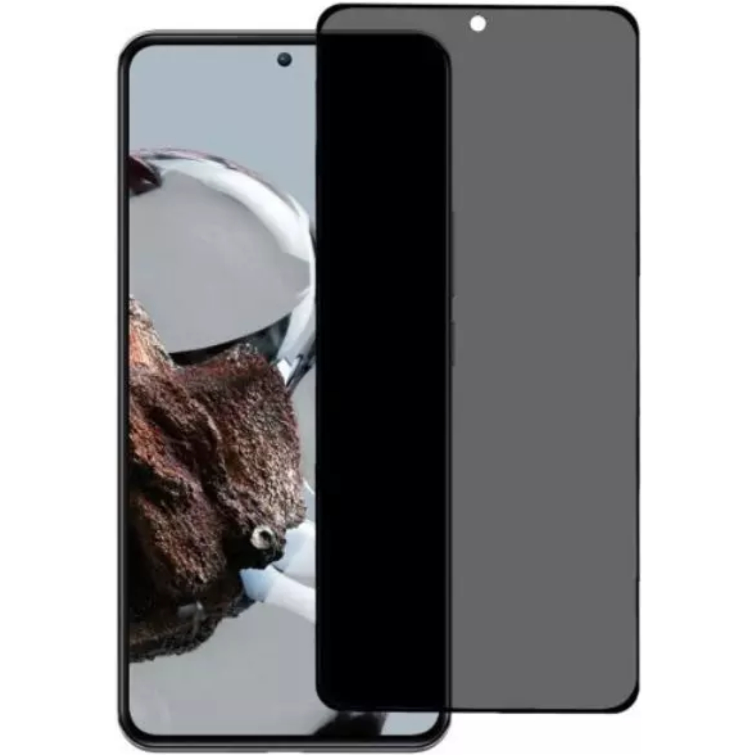 Full Glue Privacy Tempered Glass 3D for Xiaomi 13T Pro black frame