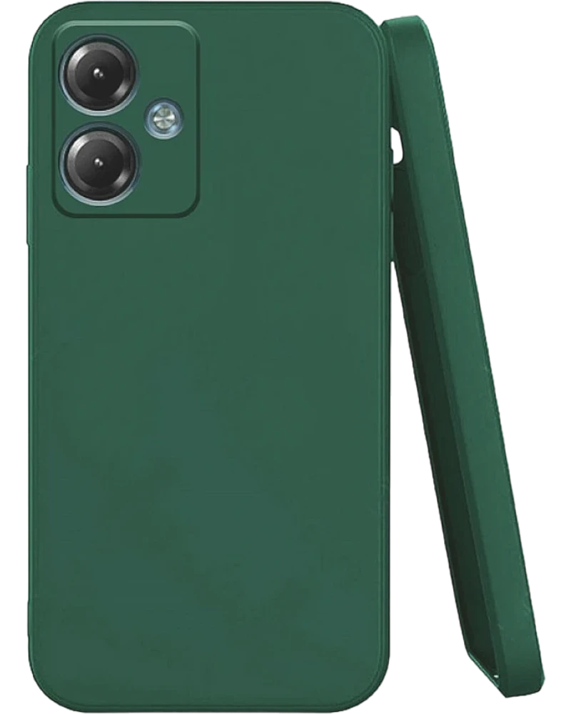 Matt TPU case protect lens for Motorola Moto G14 forest green