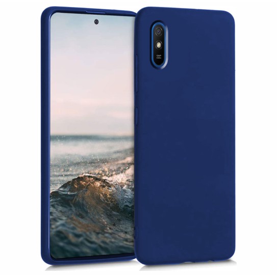 Matt TPU case for Xiaomi Redmi 9A/ 9AT/ 9i dark blue