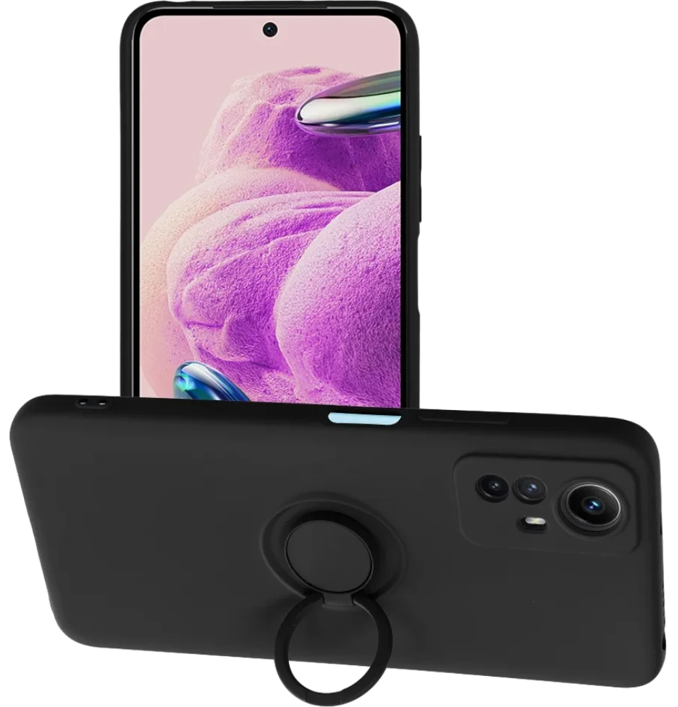 Defender Ring case for Xiaomi Redmi Note 12S 4G Black