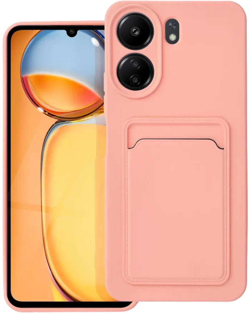 Card Back TPU case for Xiaomi Redmi 13C Pink