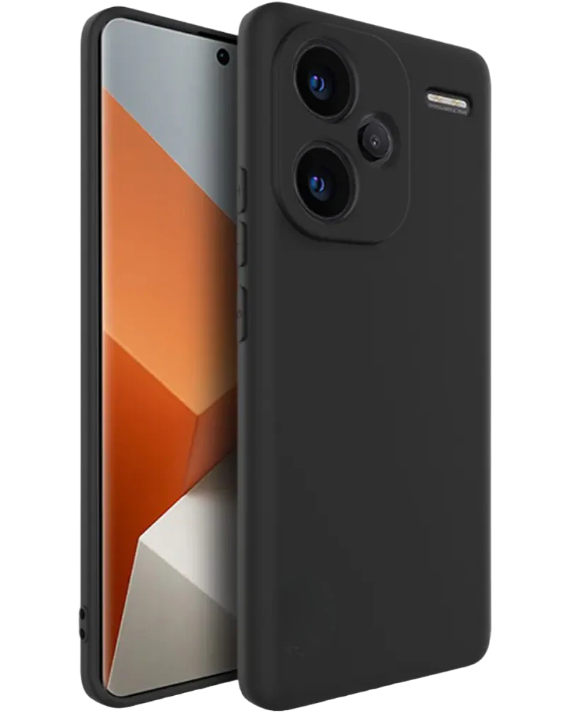 Matt TPU case protect lens for Xiaomi Redmi Note 13 Pro Plus Black