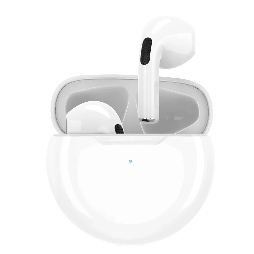 Pavareal PA-H08 In-ear Bluetooth Handsfree Ακουστικά με Θήκη Φόρτισης Λευκά