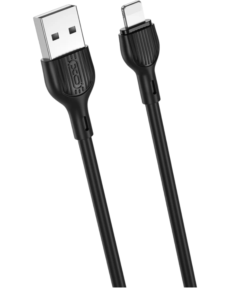 XO cable NB200 USB - Lightning 1,0m 2.1A Black