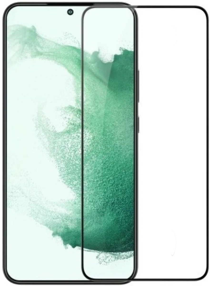 Full Glue Tempered Glass 5D for Samsung Galaxy S24 Black Frame