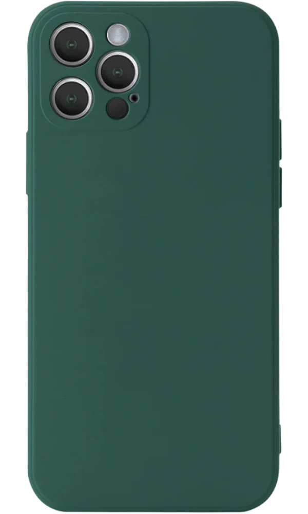 Matt TPU case protect lens for iPhone 15 Pro Forest Green