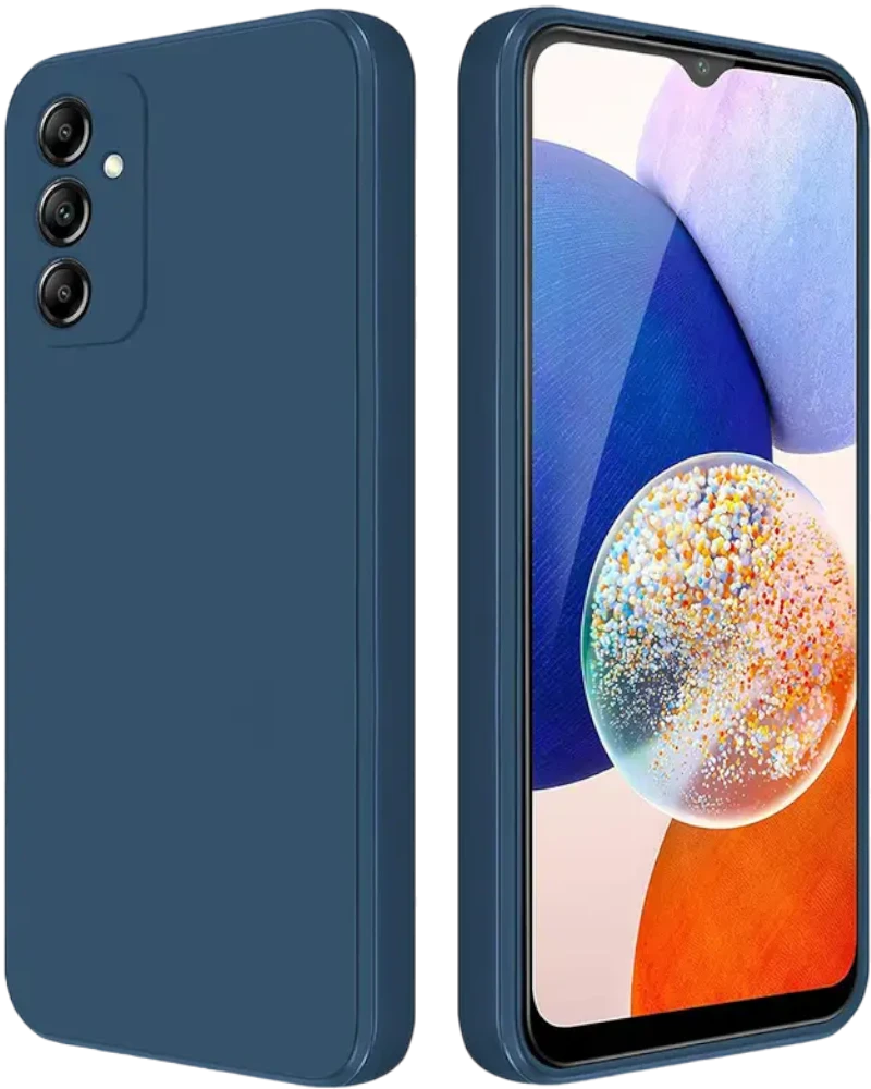 Silicon case protect lens for Samsung Galaxy A15 4G / A15 5G Dark Blue