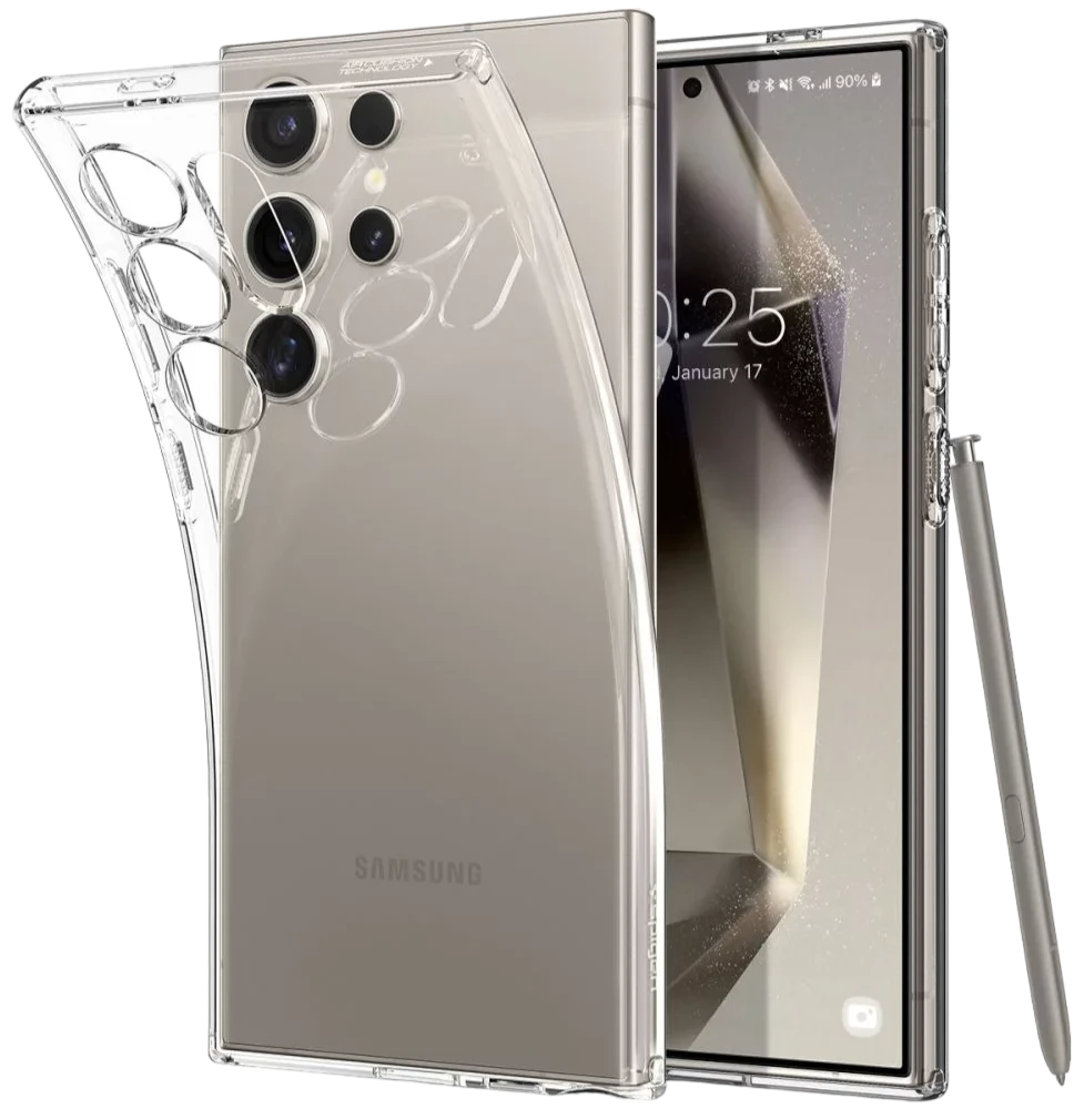 Slim case TPU 1,5 mm protect lens for Samsung Galaxy S24 Ultra Διάφανο