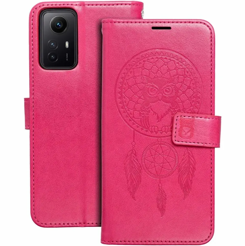 Smart Mezzo Wallet case for Xiaomi Redmi Note 12S Dreamcatcher Magenta