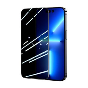 Privacy Tempered Glass 3D for iPhone 14 Pro black frame