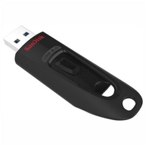 SanDisk Cruzer Ultra USB Flash Drive 128GB USB 3.0 Black