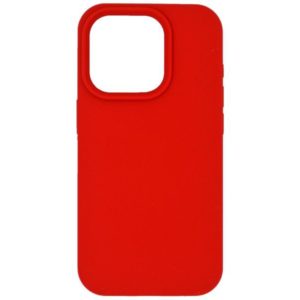 Silicon case for iPhone 15 Pro Max Red