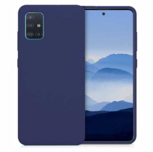 Silicon case for Samsung Galaxy M31s Dark Blue